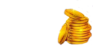 Изображение стопки золотых монет, представляющее бонус кэшбэка в Казино Волна.